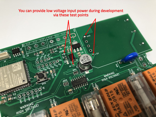 Ext power test points