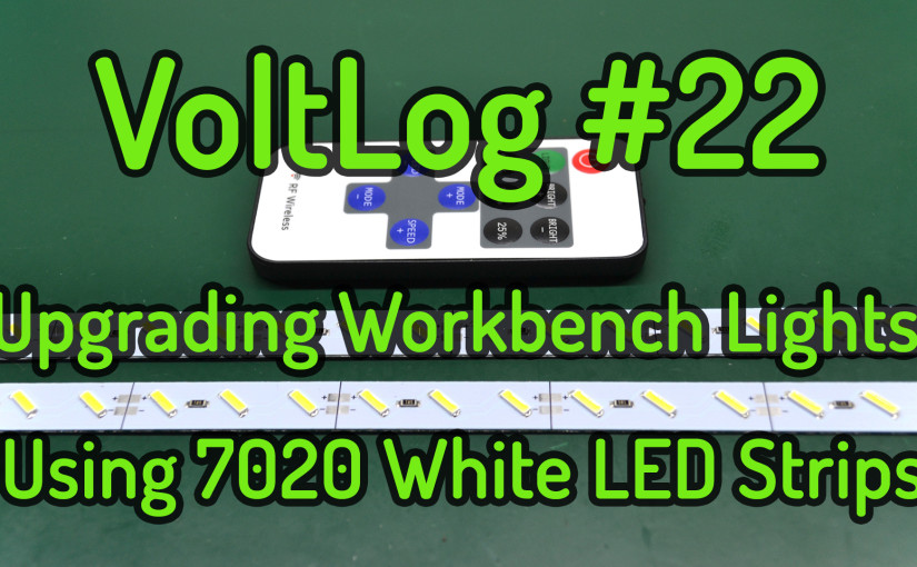 Upgrading Workbench Lights Using 7020 White LED Strips